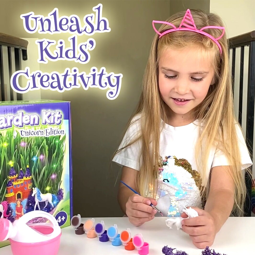 Fairy Unicorn Garden Kit for Kids Light up Fairy Unicorn Etsy