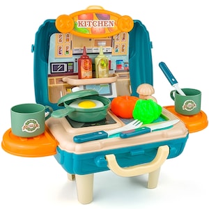 Giocattolo da cucina portatile per bambini / Set da cucina per bambini / Set da cucina finto
