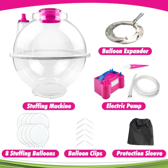 Balloon Stuffing Machine Balloon Stuffer Machine Kit With Electric Air Pump  and Expander Tool 