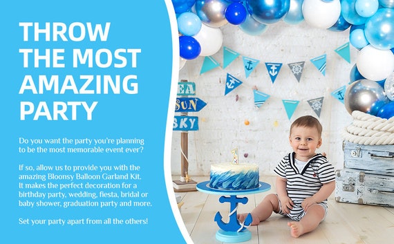 Confettis Et Banner Baby Shower Set, Confettis Baby Shower Pour Enfant Anniversaire Confettis Baby Shower, Banner Pour Fête D'anniversaire Bébé Le Garçon Bleu