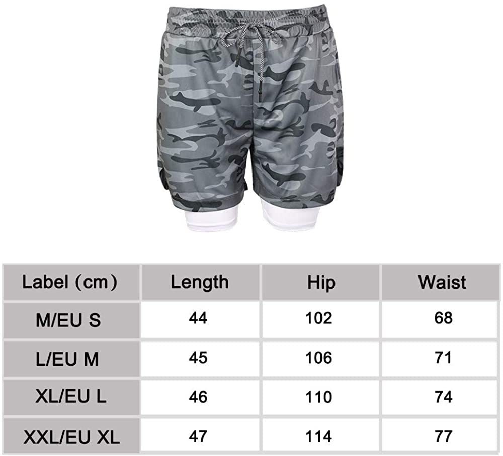 OSS Mens Gym Training 2 in 1 Sports Shorts Breathable Outdoor Workout  Running Shorts With Pockets Grey Colour 