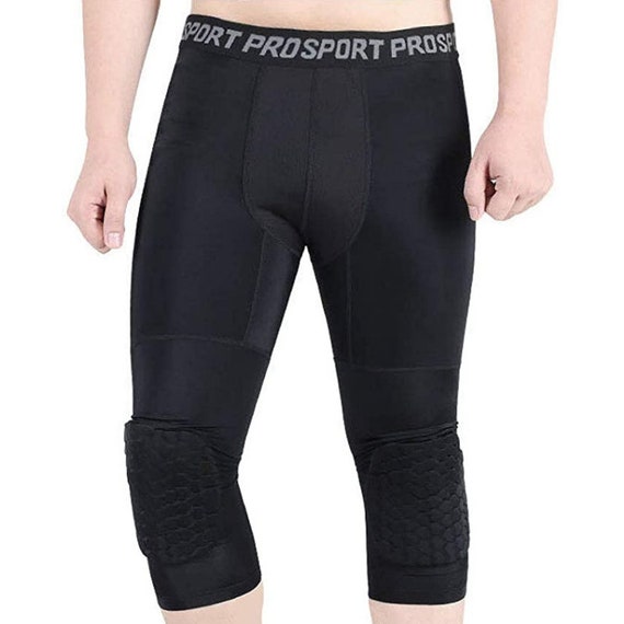 Oss Men's 3/4 Compression Tight Pants Kneepads, Quick-drying. Grappling,  Bjj, Mma, Fitness -  Norway