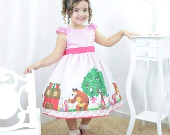 masha and the bear dress up