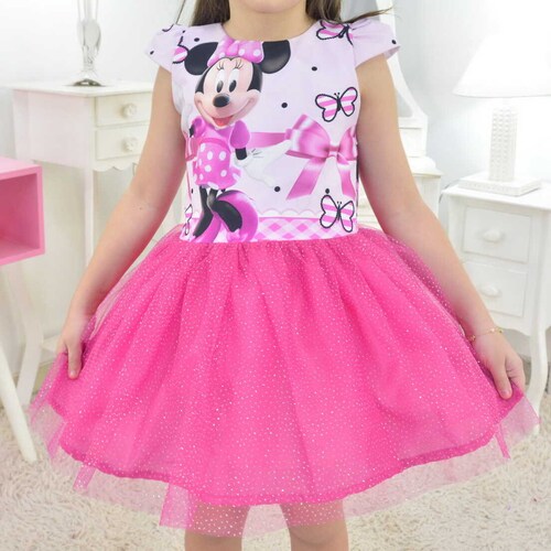 Pink Minnie Dress, Matching Nina Doll and shops Girl
