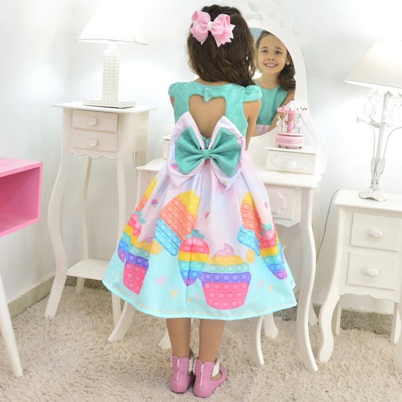 Pop It Toy Fidget Dress for Baby and 