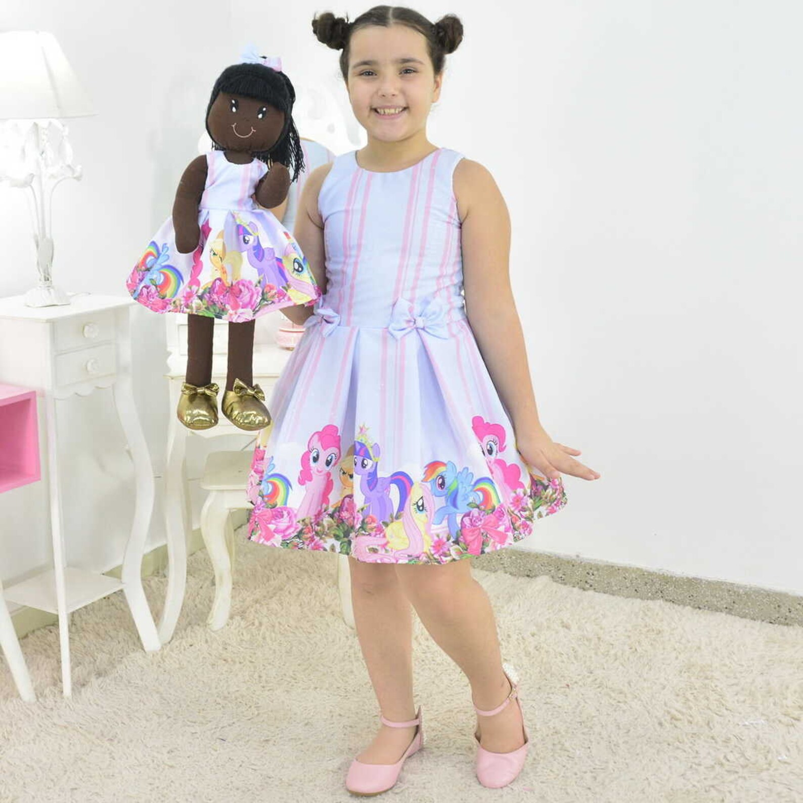 My Little Pony Dress Matching Doll Nina and Girl Etsy