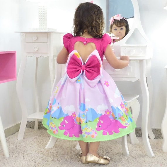 Baby girl dinosaur dress discount