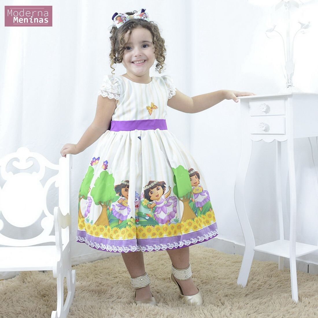 Vestido de niña Dora la Exploradora fiesta de cumpleaños - Etsy México Vestido de niña Dora la Exploradora fiesta de cumpleaños - Etsy México