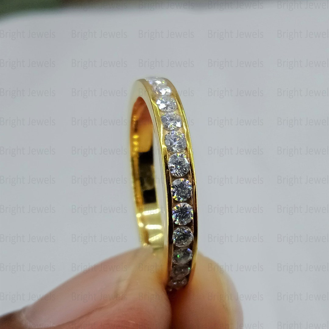 14K Yellow 1 CTW Lab-Grown Diamond Band