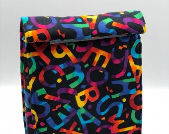 roll top insulated lunch bolsa