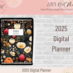 Digital Planner | KHK 2025 Planner | Monthly/Weekly/Daily Planner | 2025 Dated