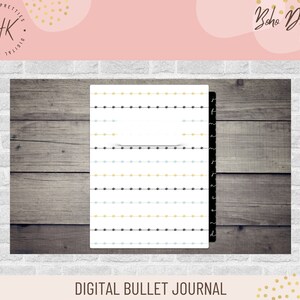Digital Bullet Journal | KHK Boho Doodles Bujo 1