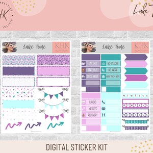 Kit 7 - Lake Time | Digital Sticker Kit | iPad & GoodNotes |  for Digital Planners