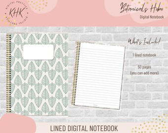 Digital anteckningsbok | KHK Botanicals Boho