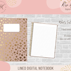 Digital Notebook | KHK Rose Gold