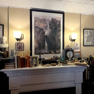 Reichenbach Falls Art Print from the Granada Sherlock Holmes TV Series with Jeremy Brett