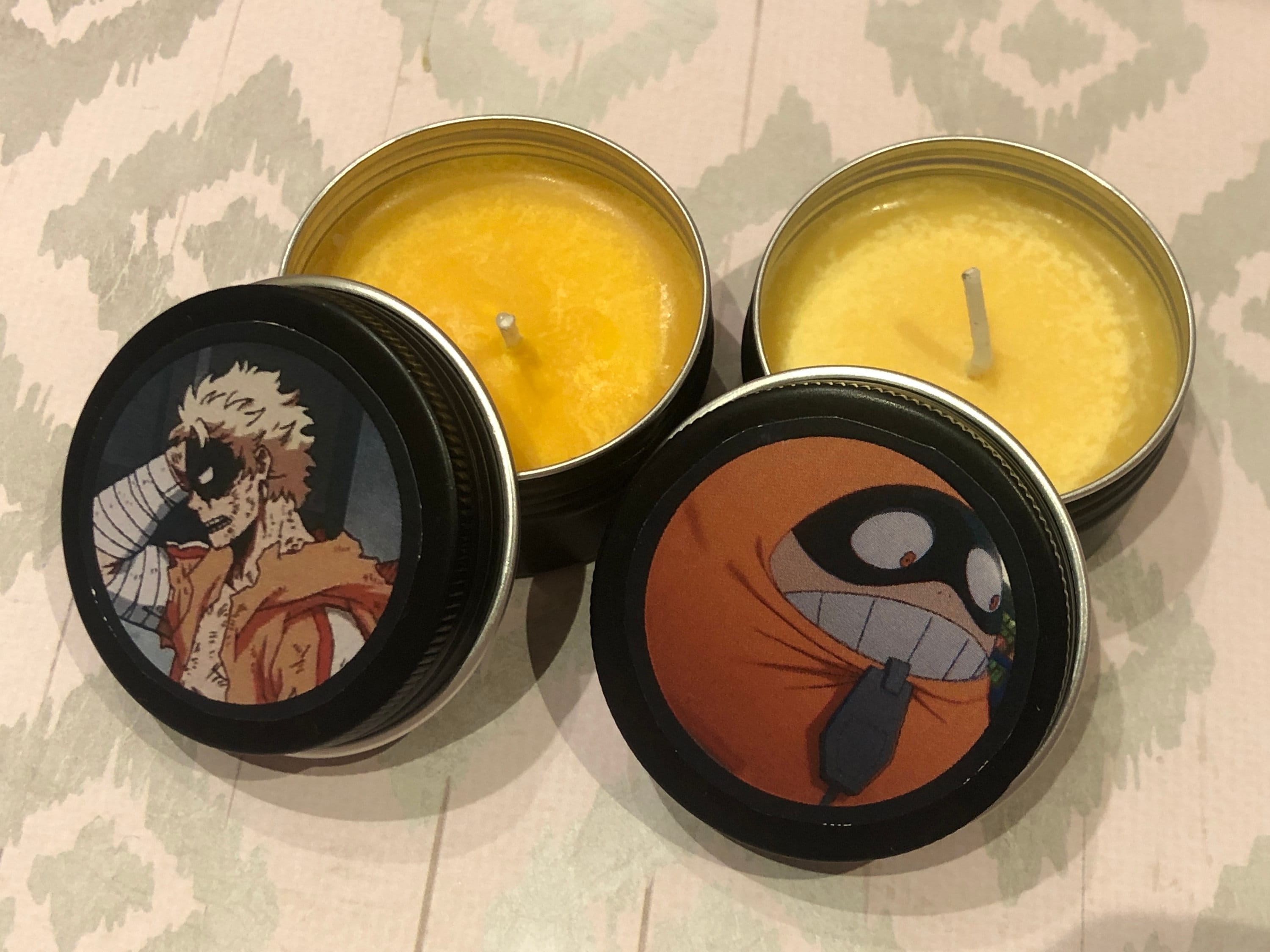 Choose Your Own Mini Anime Candle Set Etsy UK