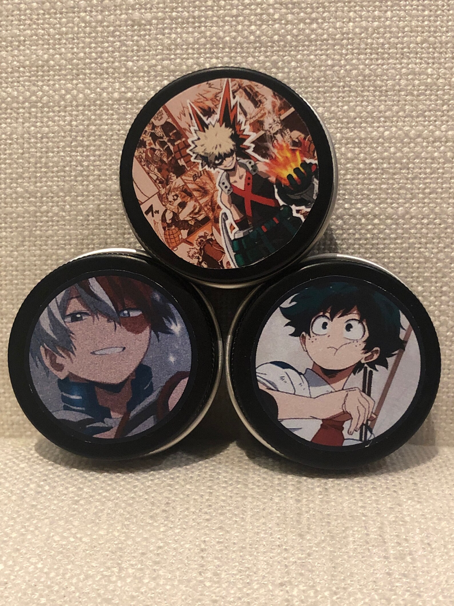Choose your own mini anime candle set Etsy