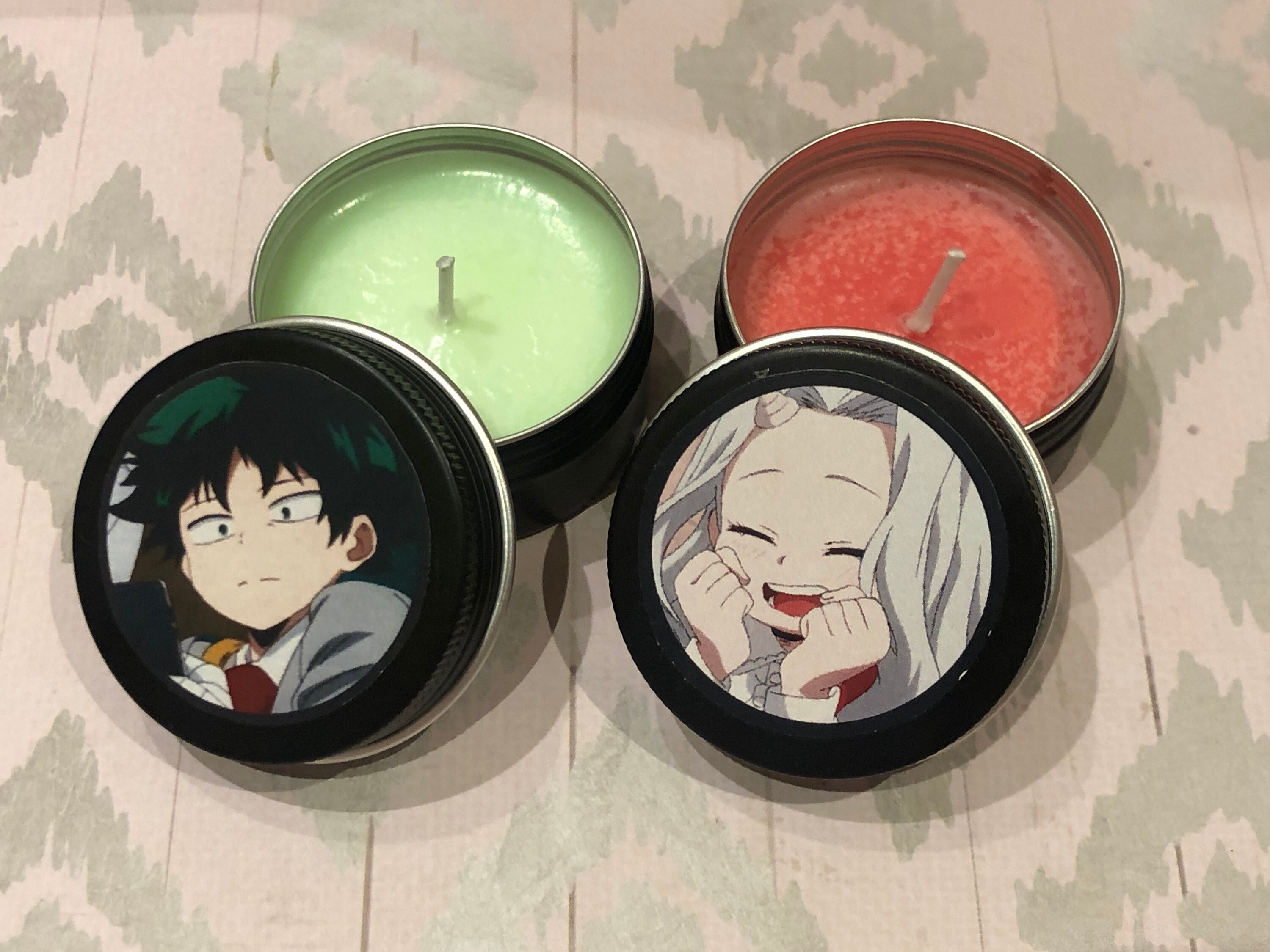 Choose Your Own Mini Anime Candle Set Etsy UK