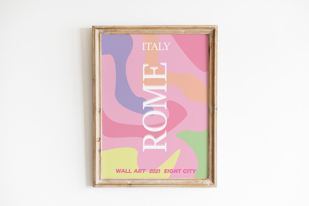Rome Poster Italy Print Travel Posters Tourist Print Summer House ...