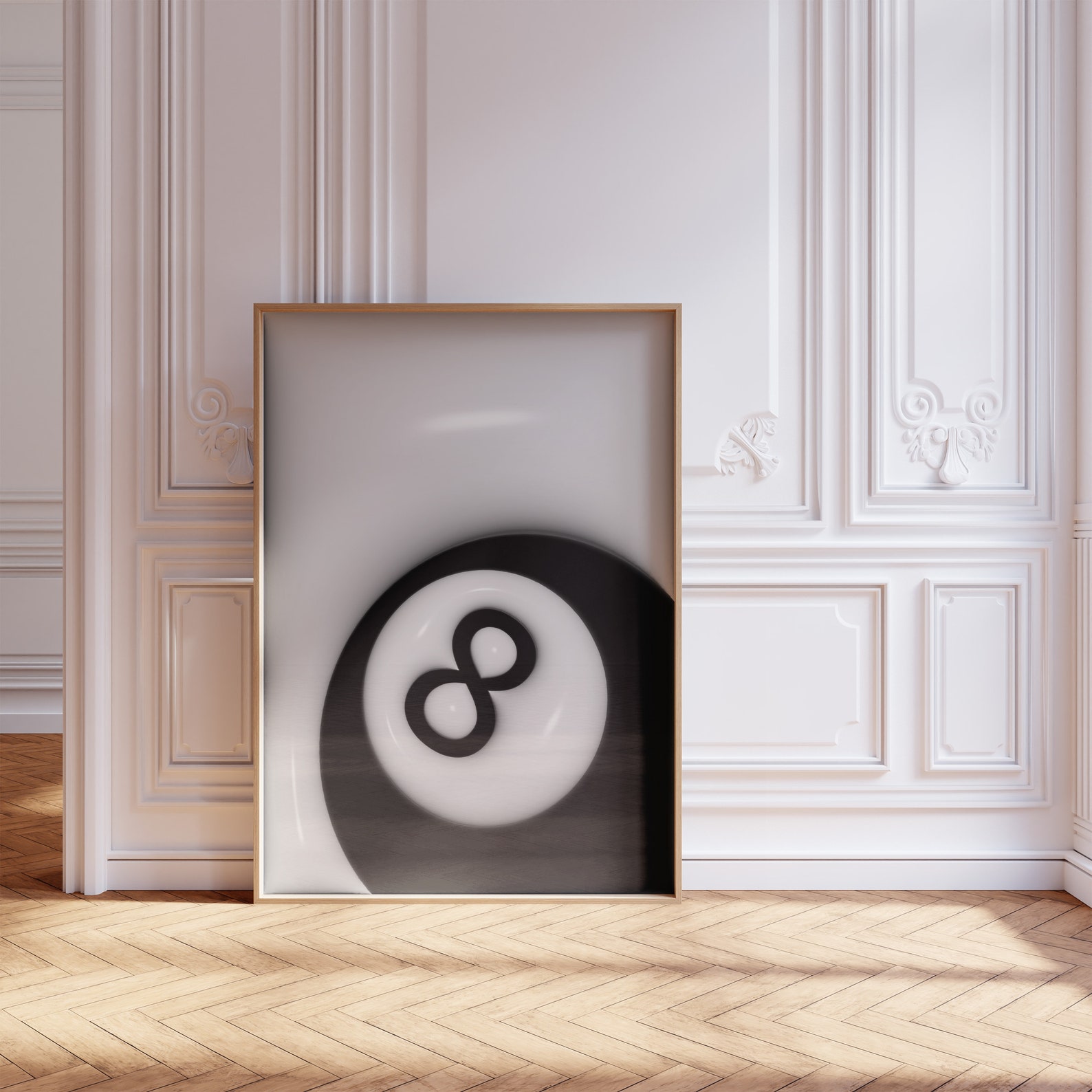 8 Ball Print Trendy Retro Poster Wall Art Eight Ball Poster - Etsy