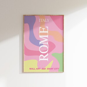 Rome Poster Italy Print Travel Posters Tourist Print Summer House ...