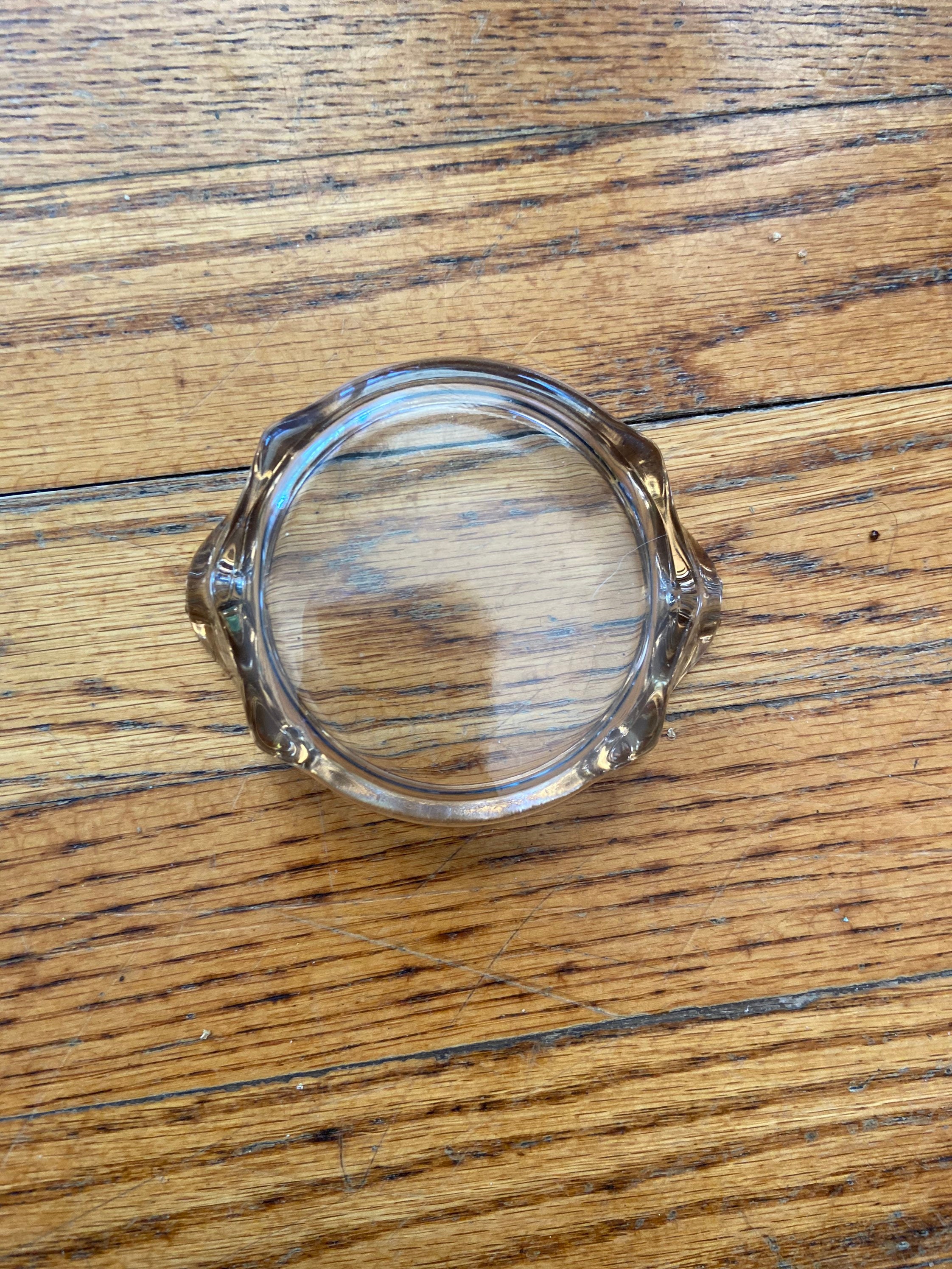 Old School Glass Ashtray w Gold Rim Glass Ashtray Vintage Etsy