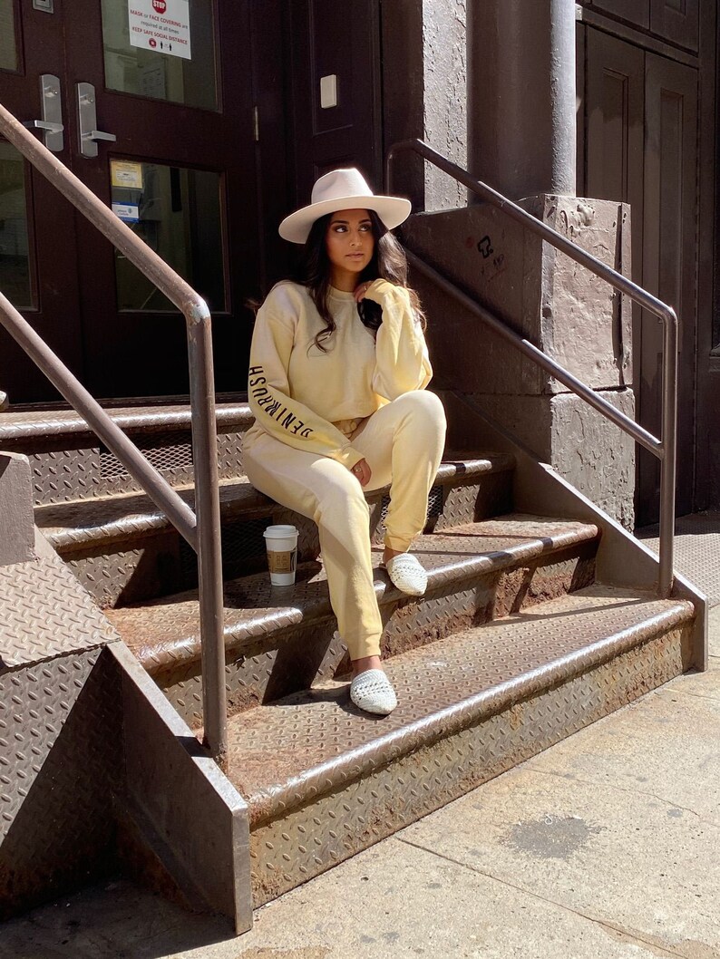 Solid Sweat Set in Oatmeal