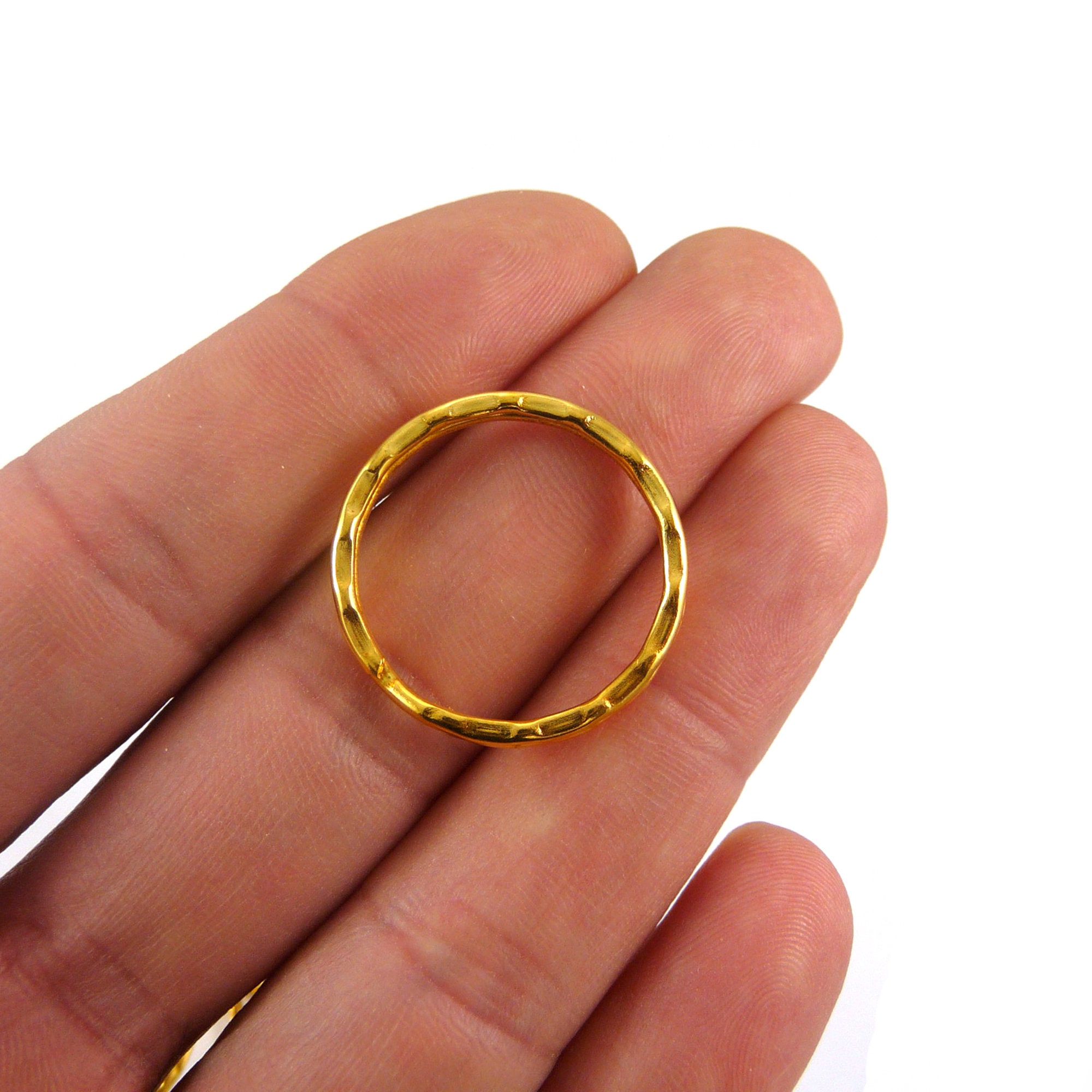 50pcs Split rings key rings gold plated split rings double Etsy