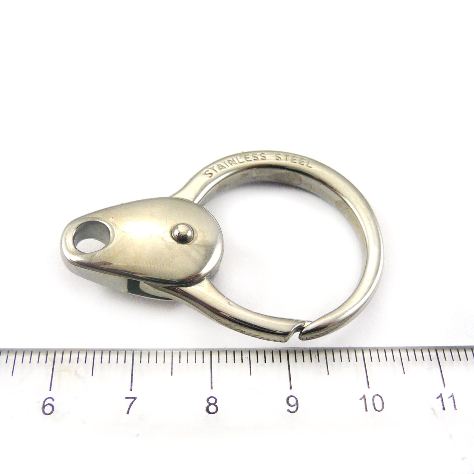 1pcs Keychain Clasp Findings 304 Stainless Steel YOM9 Etsy