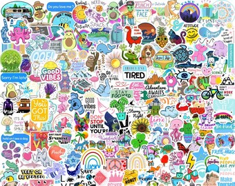 50 Random Stickers for Water Bottles Laptop Stickers -  UK in 2023