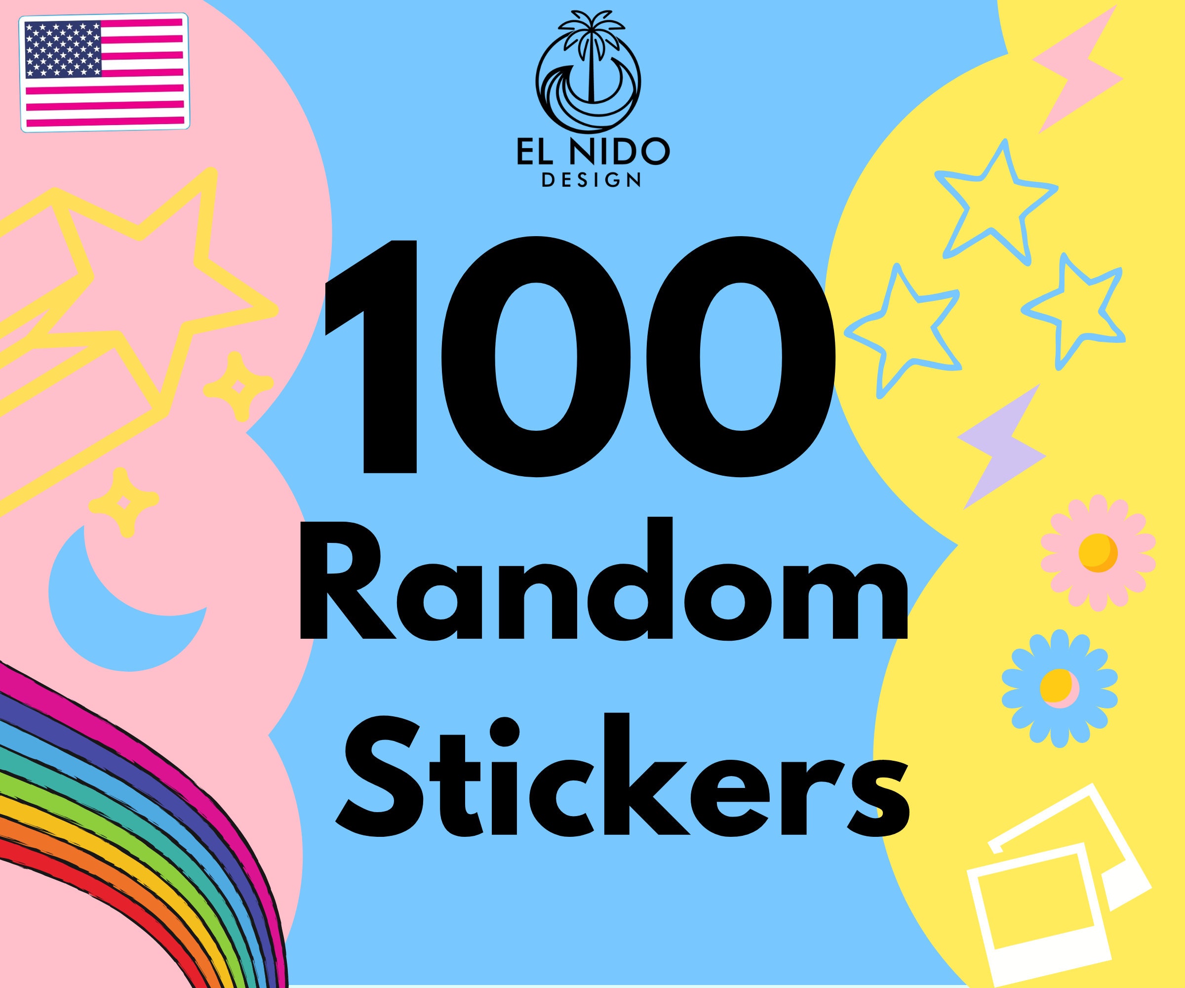Megapack of 100 Random Stickers