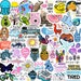 5-70 Sticker Pack Laptop Stickers Cute Stickers Vinyl Water Bottle Stickers Aesthetic Waterproof Funny Computer Stickers for Kids Teens 