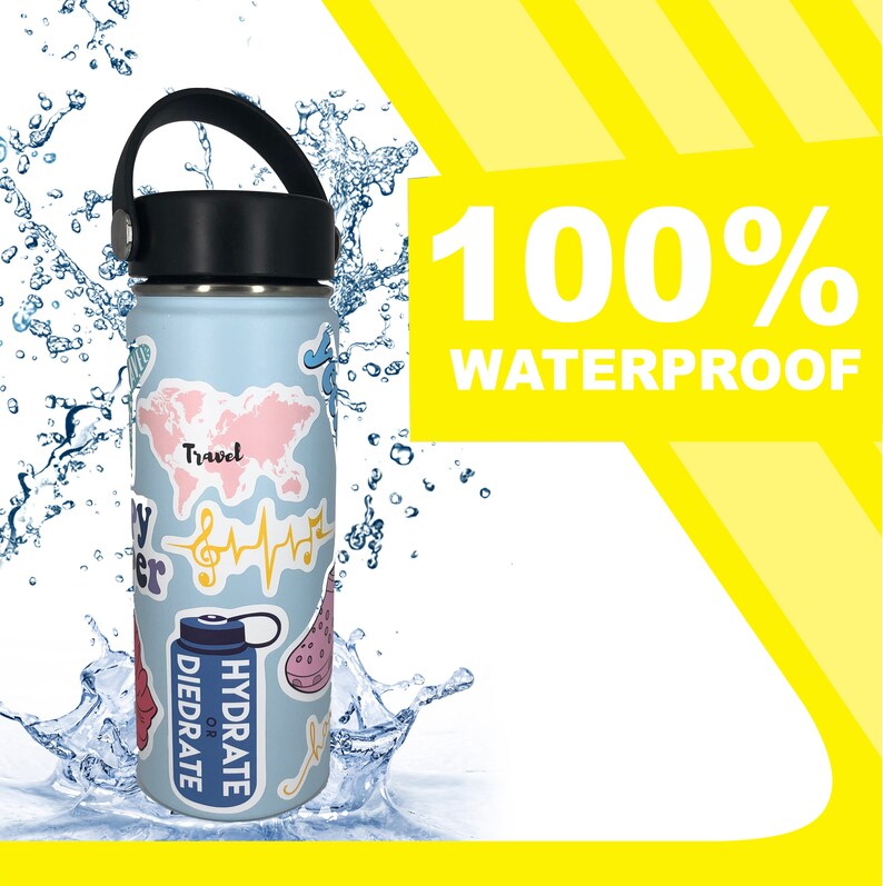 100 Cute Sticker Pack for Water Bottles Stickers for Teens and - Etsy