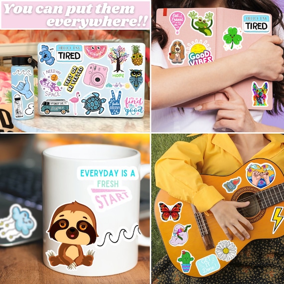100pcs Funny Stickers Teens/Adults, Meme, Large Sticker Pack for Laptop,  Gaming Console, Water Bottles, Hard Hats, Computers, Vinyl Waterproof Decals