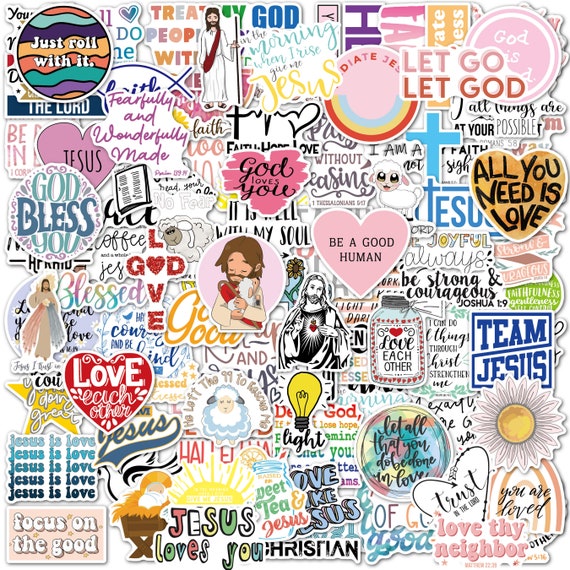 Christian Stickers, Jesus Stickers, Faith Stickers, Bible Stickers