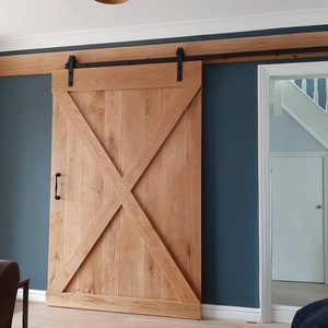 Sliding Oak Barn Door (Various widths)