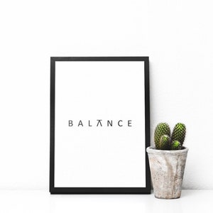 Poster d&#39;arte stampabile minimalismo tipografia
