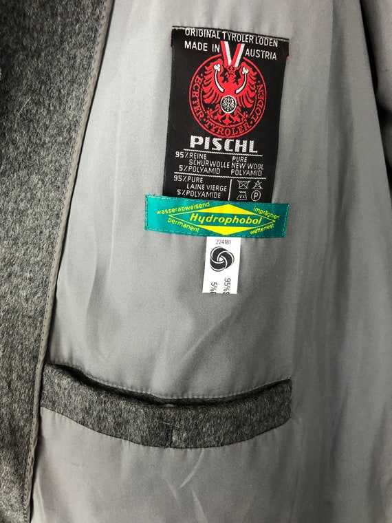 ジャケット・アウター PISCHL Wool Loden Coat Made in Australia Austrian Vintage Pischl Loden Wool Jacket Short Coat With