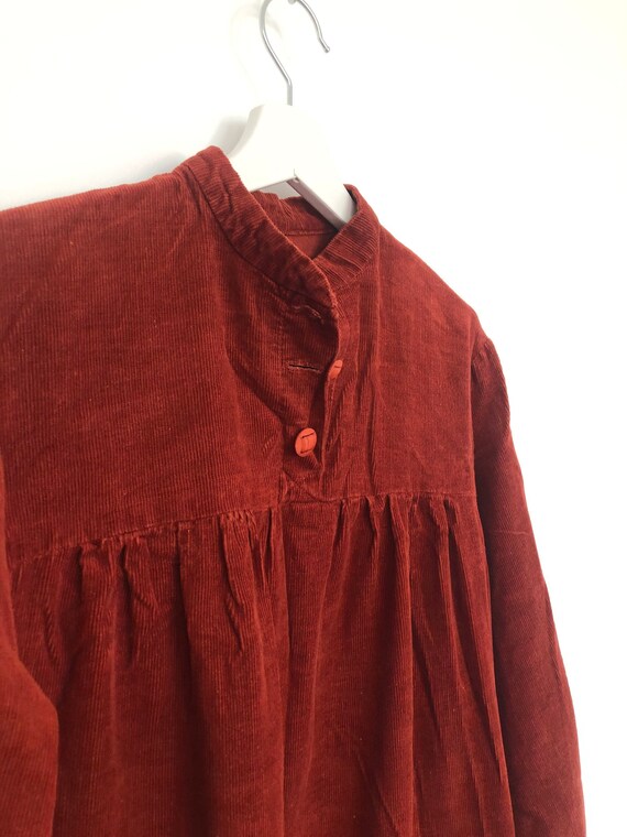 Red corduroy dress womens 2025