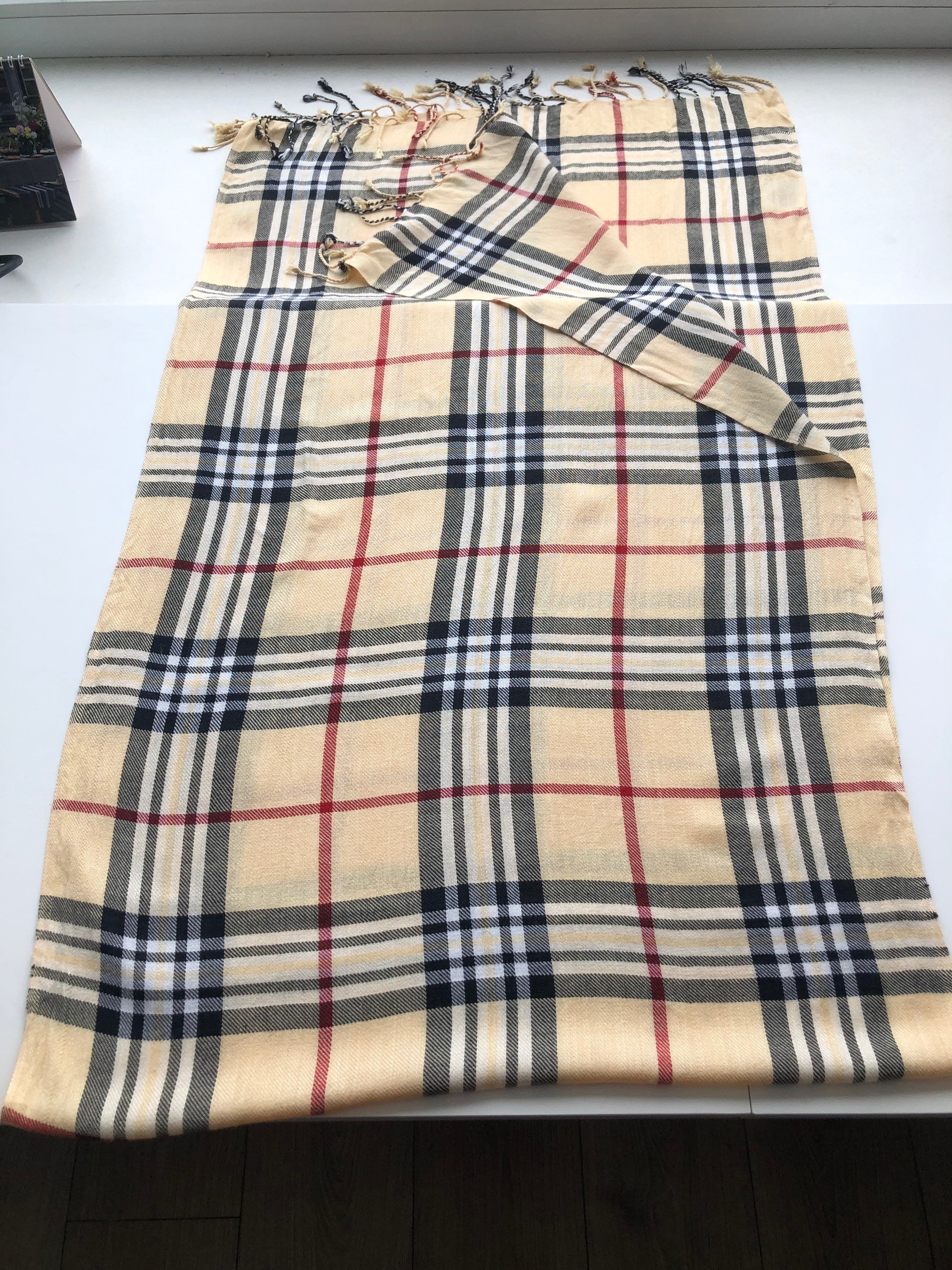 Burberry sheer scarf sale