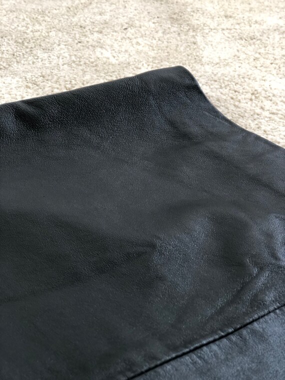 Black leather top skirt gumtree