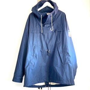 70s UDIS FJELL-SIKKER vintage snowboarding skiing pullover jacket, made in Norway overhead jacket, super large oversize, size 58 / up to 3xl