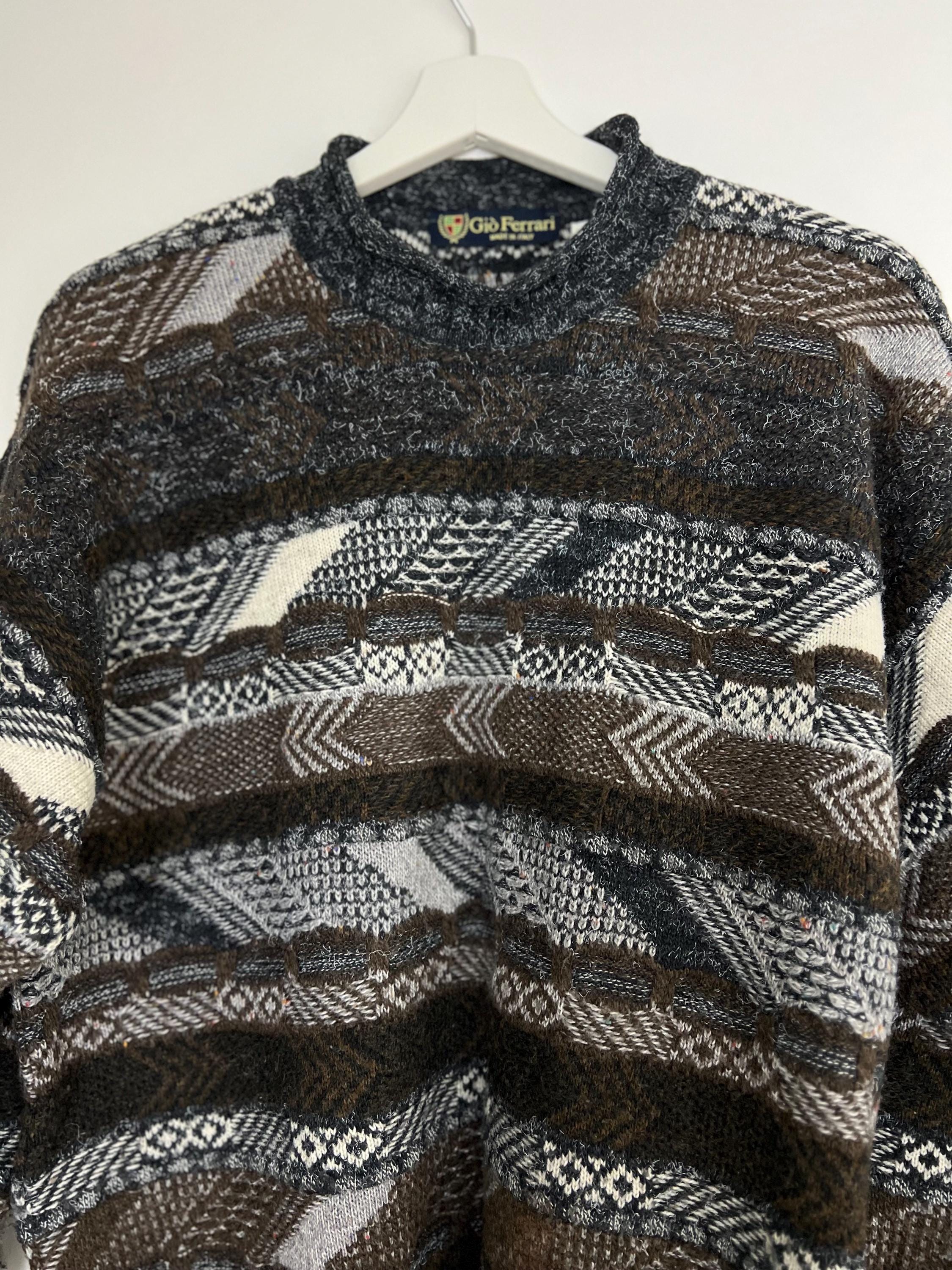 Vintage Gio Ferrari Knit Jumper: Unisex Wool Alpaca Sweater - Etsy