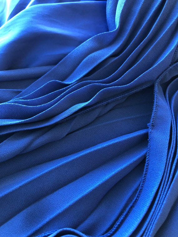 Italian vintage top royal blue bodysuit for women… - image 6