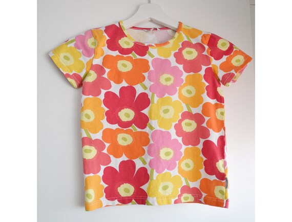 MARIMEKKO vintage t shirt for girl short sleeve b… - image 2