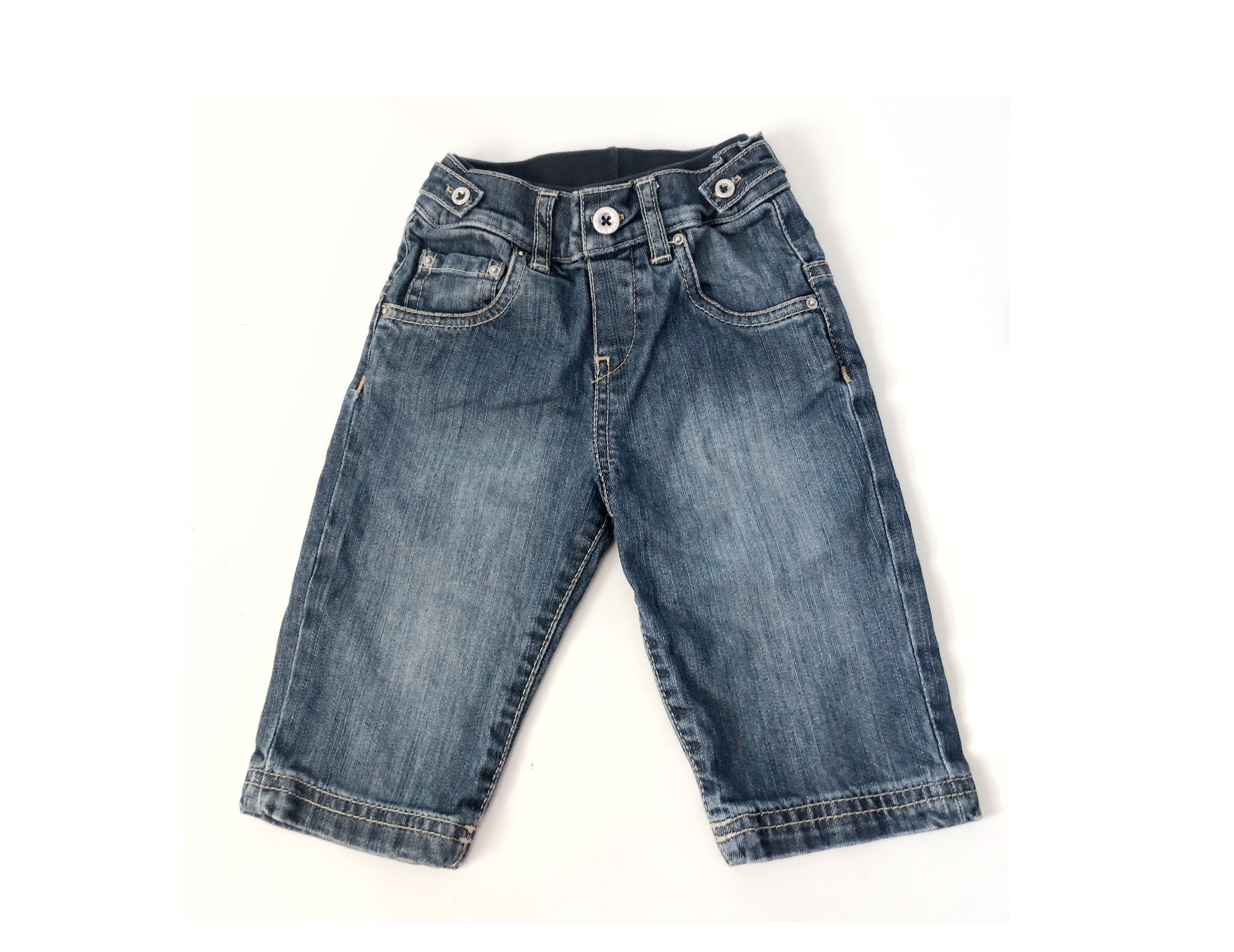 Kleding Unisex kinderkleding Unisex babykleding Broek One of a kind designer denim infant jeans 