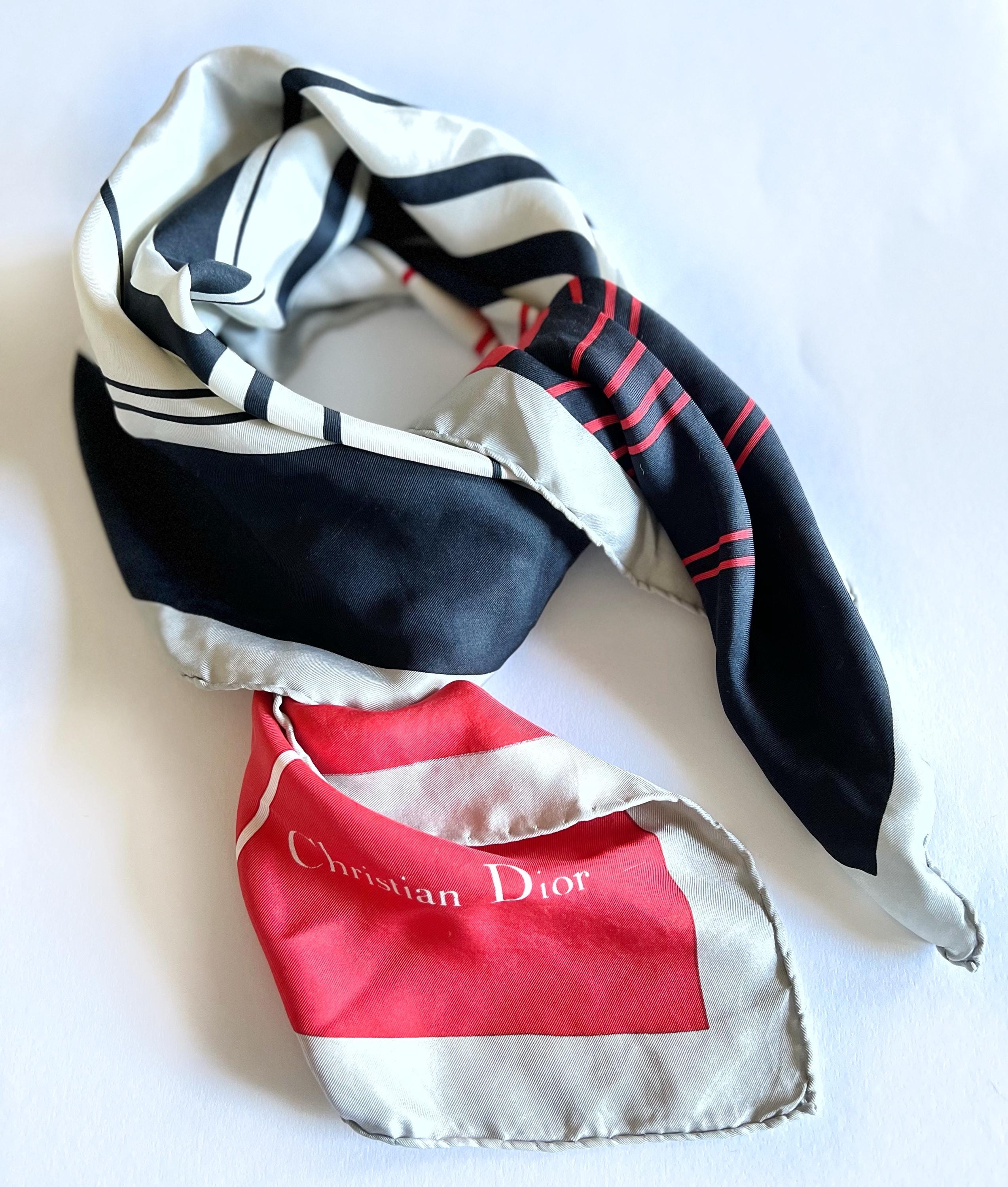 80s Dior Scarf - Etsy Canada