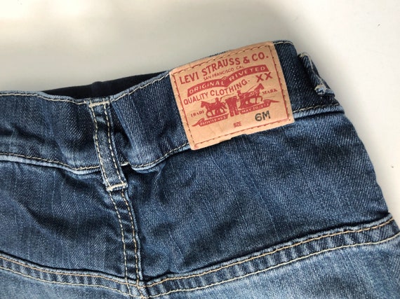 LEVIS Vintage Toddler Baby Kids Size up to 6 Months Red Tab - Etsy