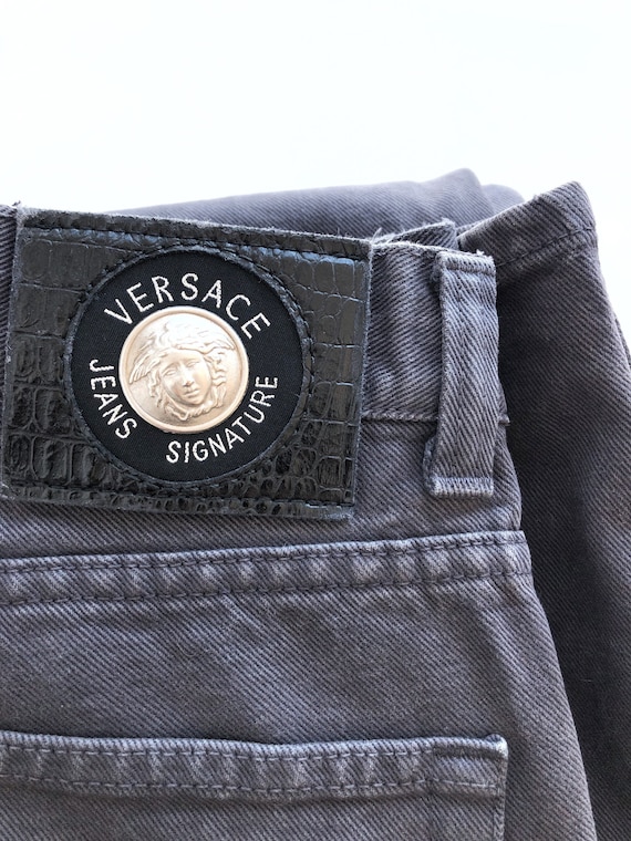 belasting kapok Onderdompeling VERSACE Jeans Signature Vintage Designer Denim W30 L44 - Etsy